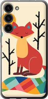 Чехол на Samsung Galaxy S23 Plus Rainbow fox