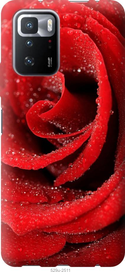 Чехол на Xiaomi Poco X3 GT Красная роза