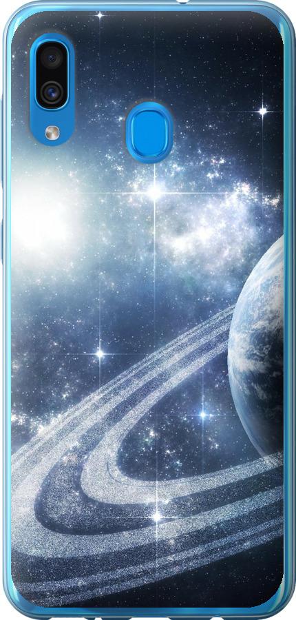 Чехол на Samsung Galaxy A20 2019 A205F Кольца Сатурна