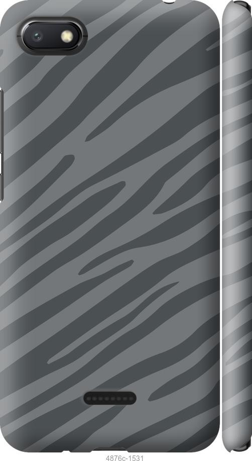 Чехол на Xiaomi Redmi 6A Серая зебра