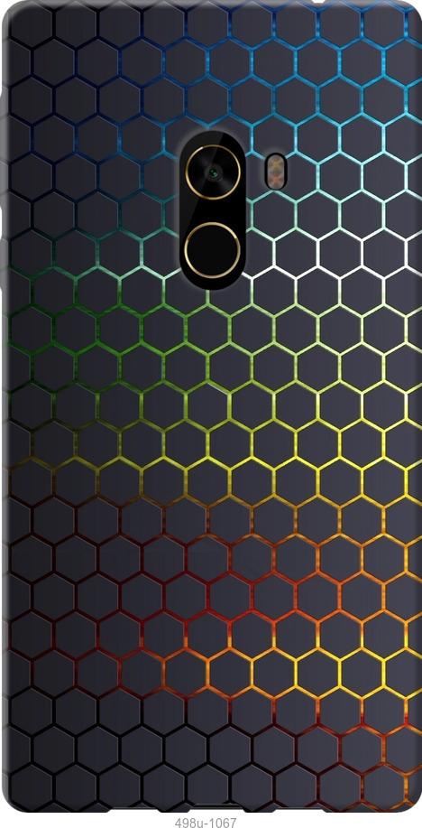 Чехол на Xiaomi Mi MiX 2 Переливающиеся соты