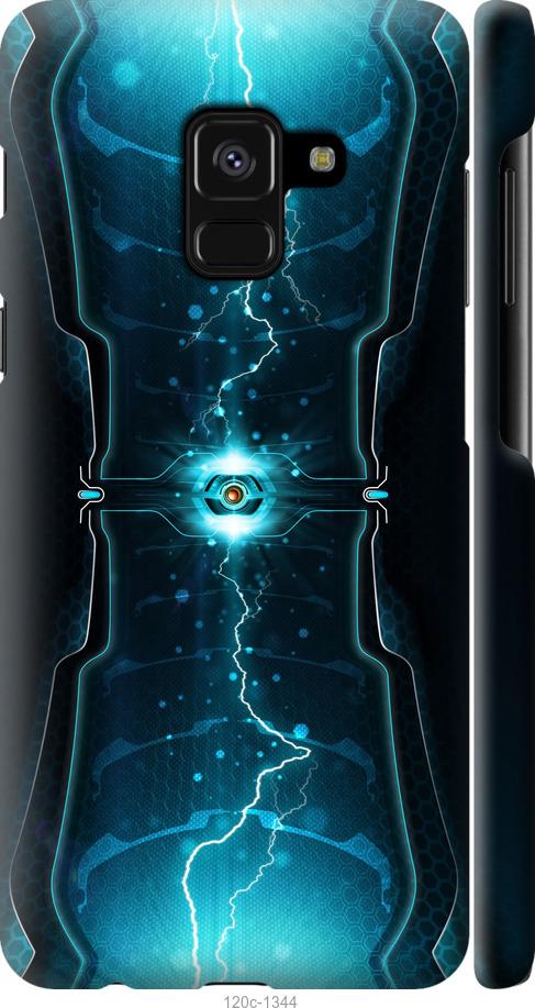 Чехол на Samsung Galaxy A8 2018 A530F Молнии в цилиндре