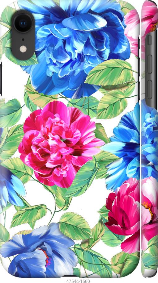Чехол на iPhone XR Цветы 21