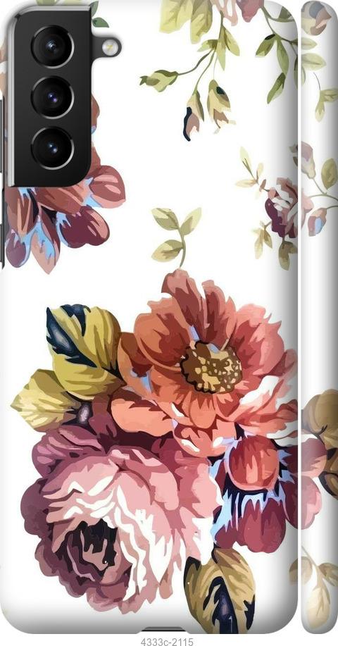 Чехол на Samsung Galaxy S21 Plus Vintage flowers