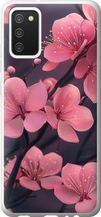 Чехол на Samsung Galaxy A02s A025F Пурпурная сакура