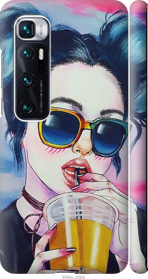 Чехол на Xiaomi Mi 10 Ultra Арт-девушка в очках