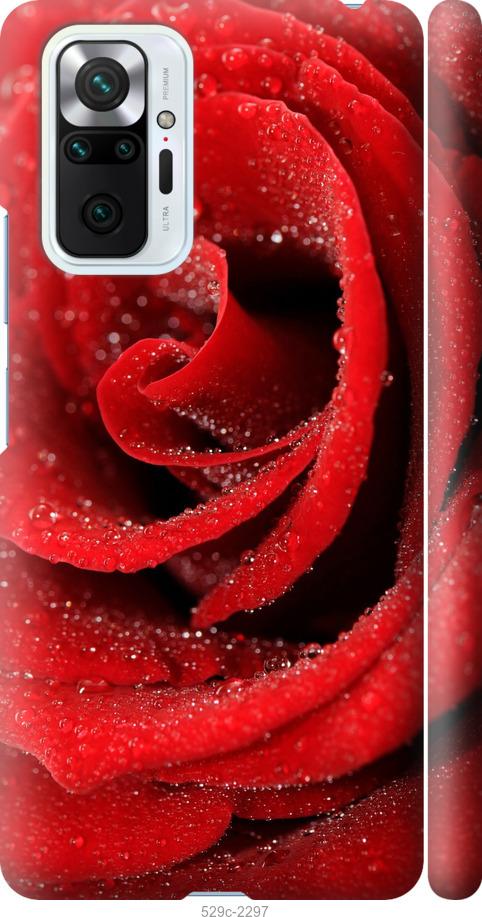 Чехол на Xiaomi Redmi Note 10 Pro Красная роза