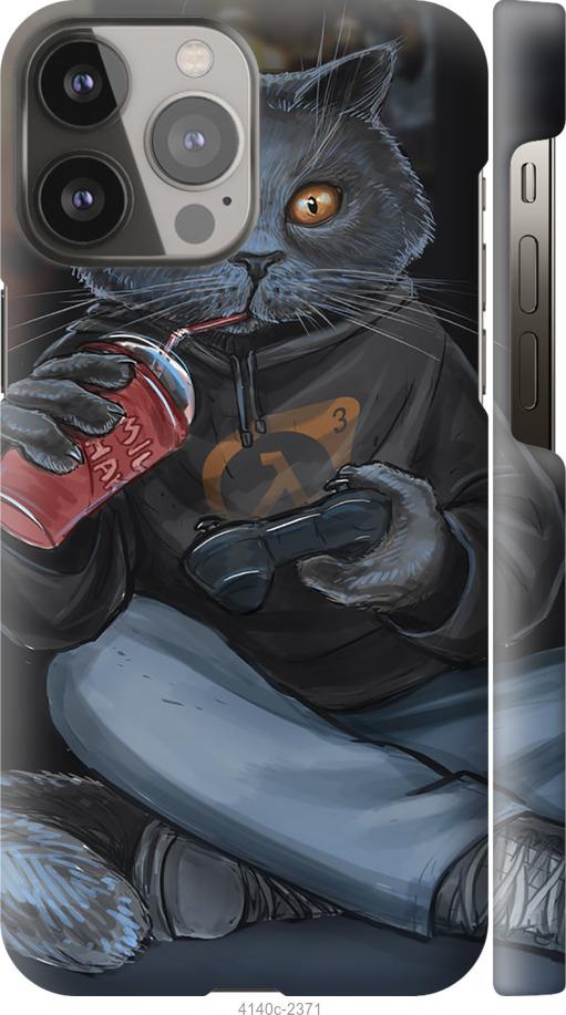 Чехол на iPhone 13 Pro Max gamer cat