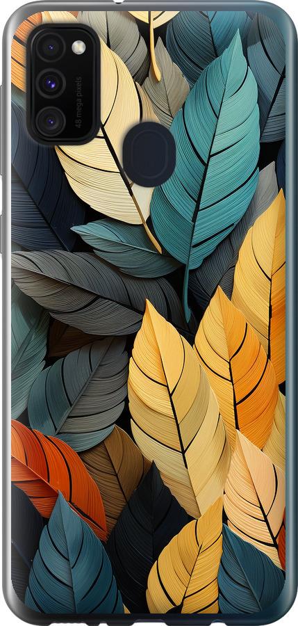 Чехол на Samsung Galaxy M30s 2019 Кольорове листя