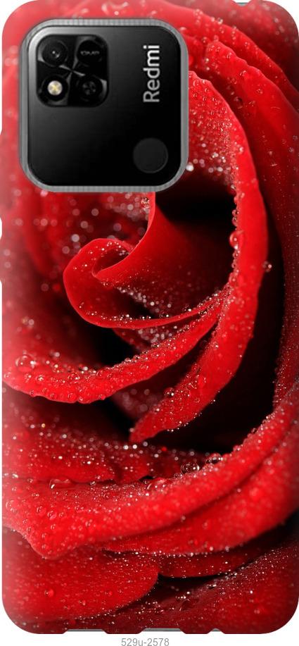 Чехол на Xiaomi Redmi 10A Красная роза