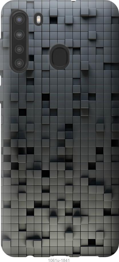 Чехол на Samsung Galaxy A21 Кубики