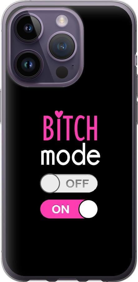 Чехол на iPhone 14 Pro Bitch mode