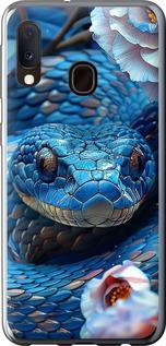 Чехол на Samsung Galaxy A20e A202F Blue Snake