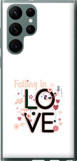 Чехол на Samsung Galaxy S22 Ultra falling in love
