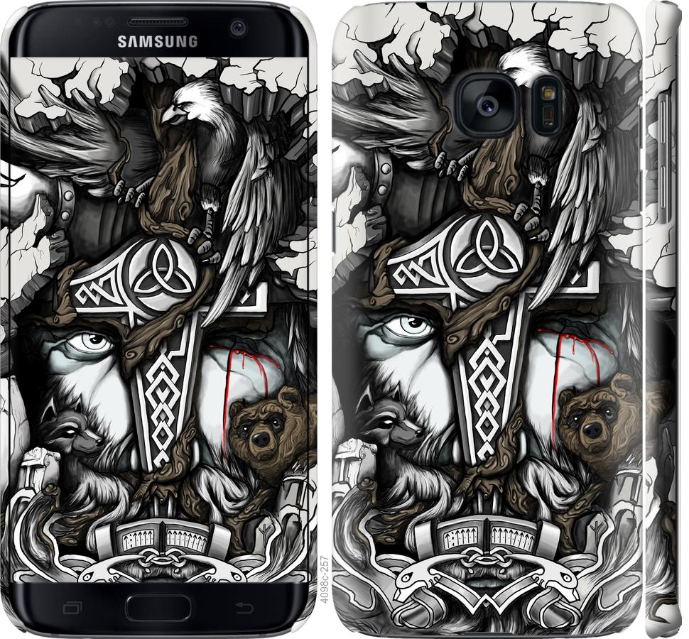 Чехол на Samsung Galaxy S7 Edge G935F Тату Викинг