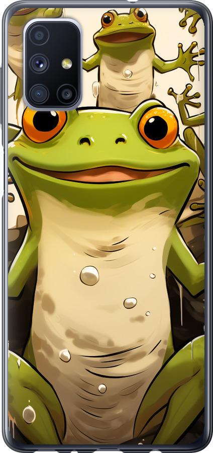 Чехол на Samsung Galaxy M51 M515F Веселая жаба