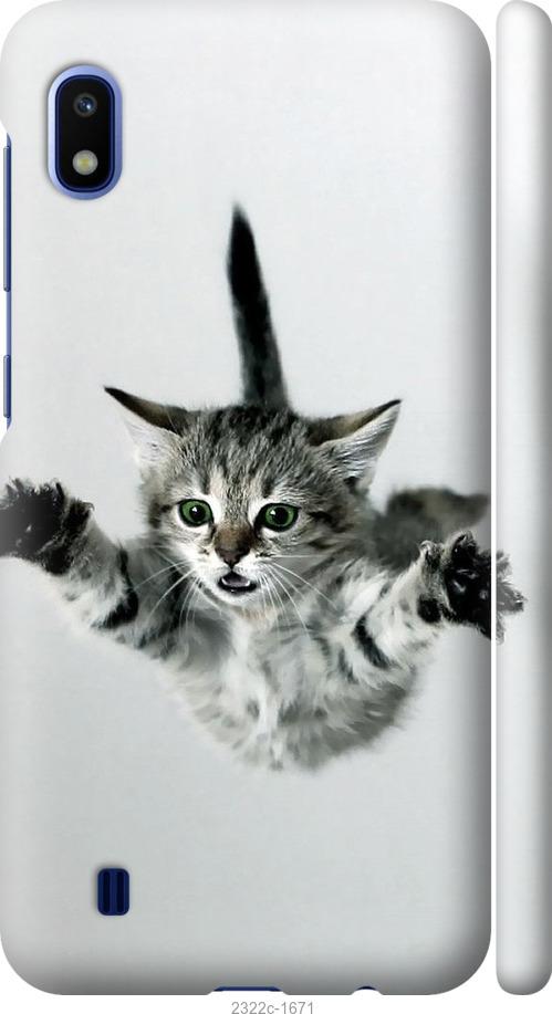 Чехол на Samsung Galaxy A10 2019 A105F Летящий котёнок