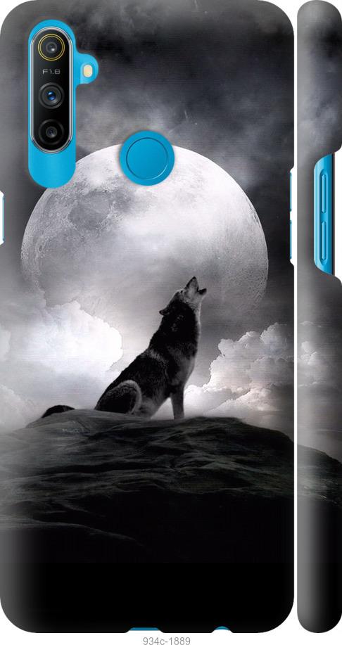 Чехол на Realme C3 Воющий волк