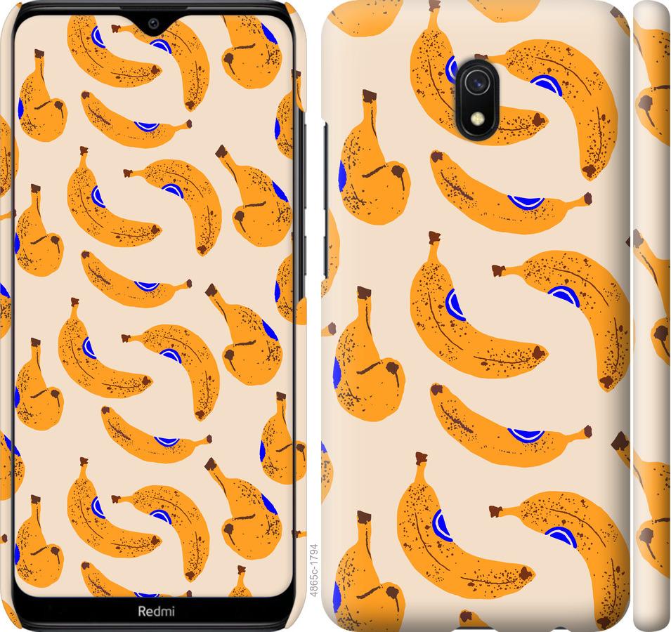 Чехол на Xiaomi Redmi 8A Бананы 1