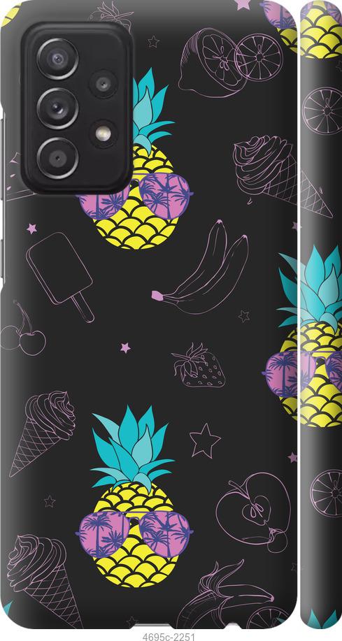 Чехол на Samsung Galaxy A52 Summer ananas