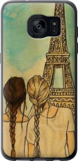 Чехол на Samsung Galaxy S7 Edge G935F Девушки в Париже