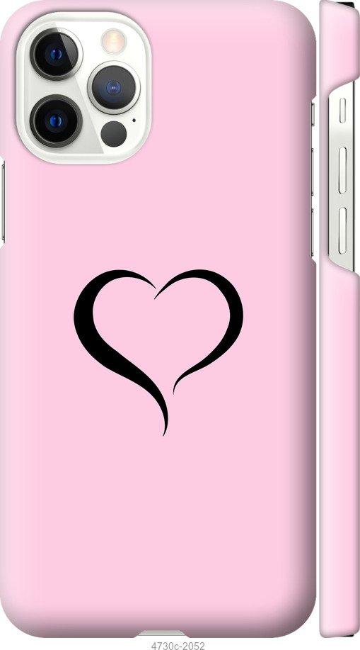 Чехол на iPhone 12 Сердце 1