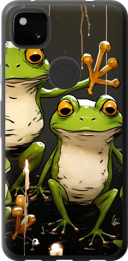 Чехол на Google Pixel 4A Жабки 2