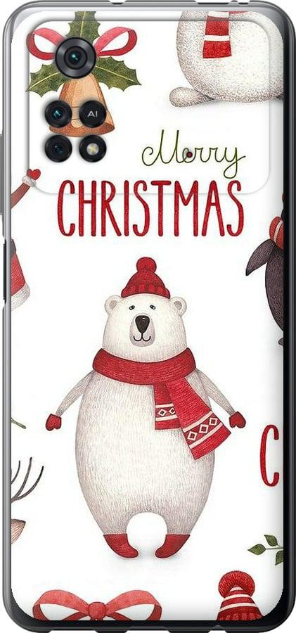 Чехол на Xiaomi Poco M4 Pro Merry Christmas