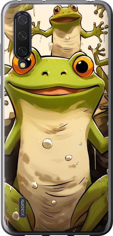 Чехол на Xiaomi Mi 9 Lite Веселая жаба