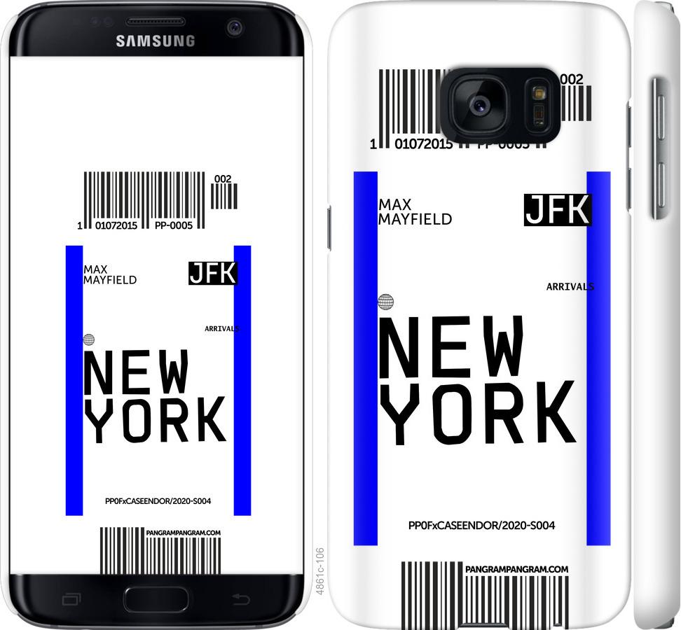 Чехол на Samsung Galaxy S7 G930F New York
