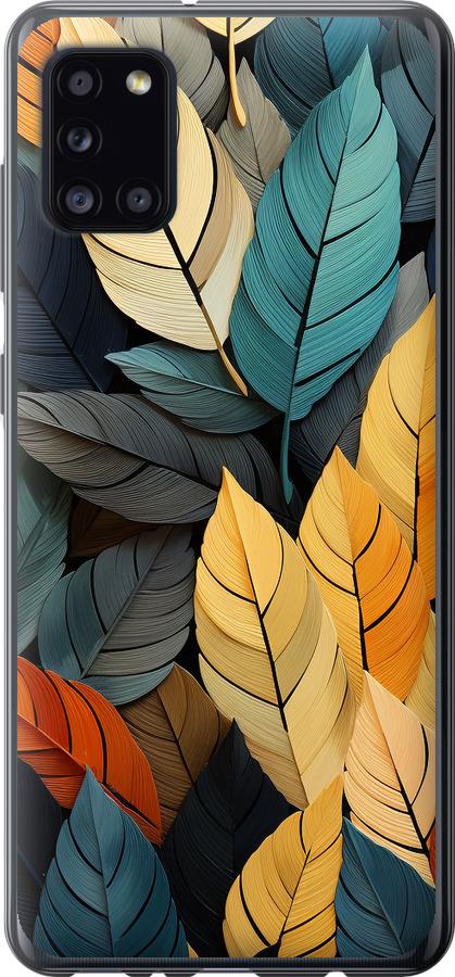 Чехол на Samsung Galaxy A31 A315F Кольорове листя
