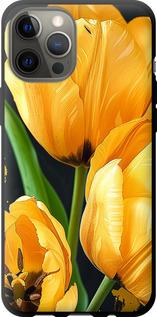Чехол на iPhone 12 Pro Max Желтые тюльпаны