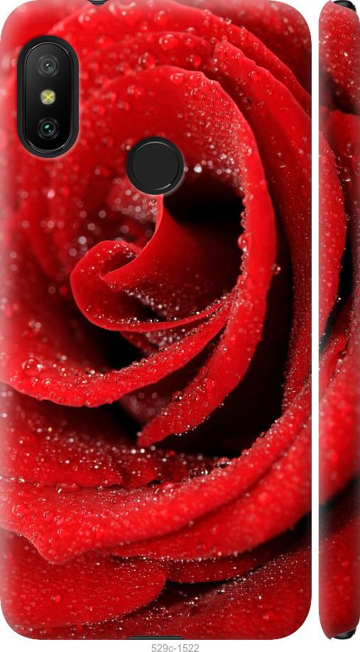 Чехол на Xiaomi Redmi 6 Pro Красная роза
