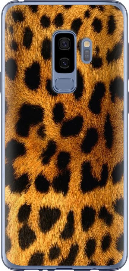 Чехол на Samsung Galaxy S9 Plus Шкура леопарда