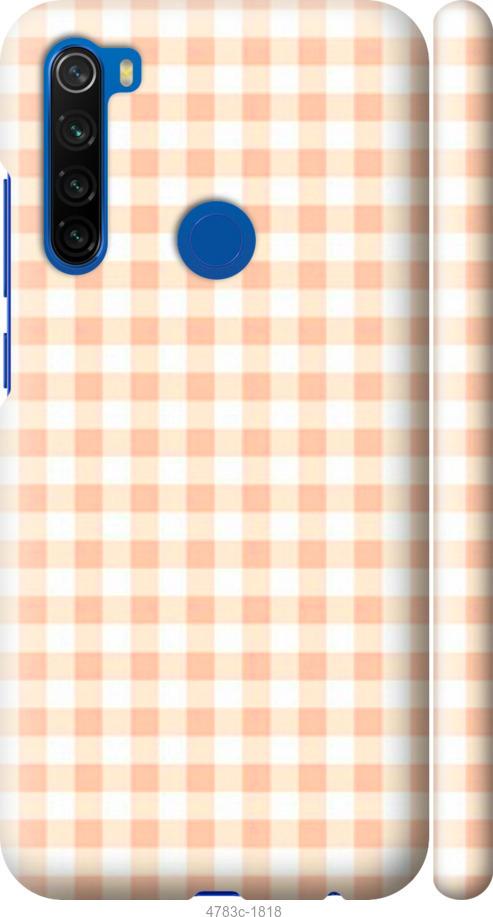Чехол на Xiaomi Redmi Note 8T Узор в клетку