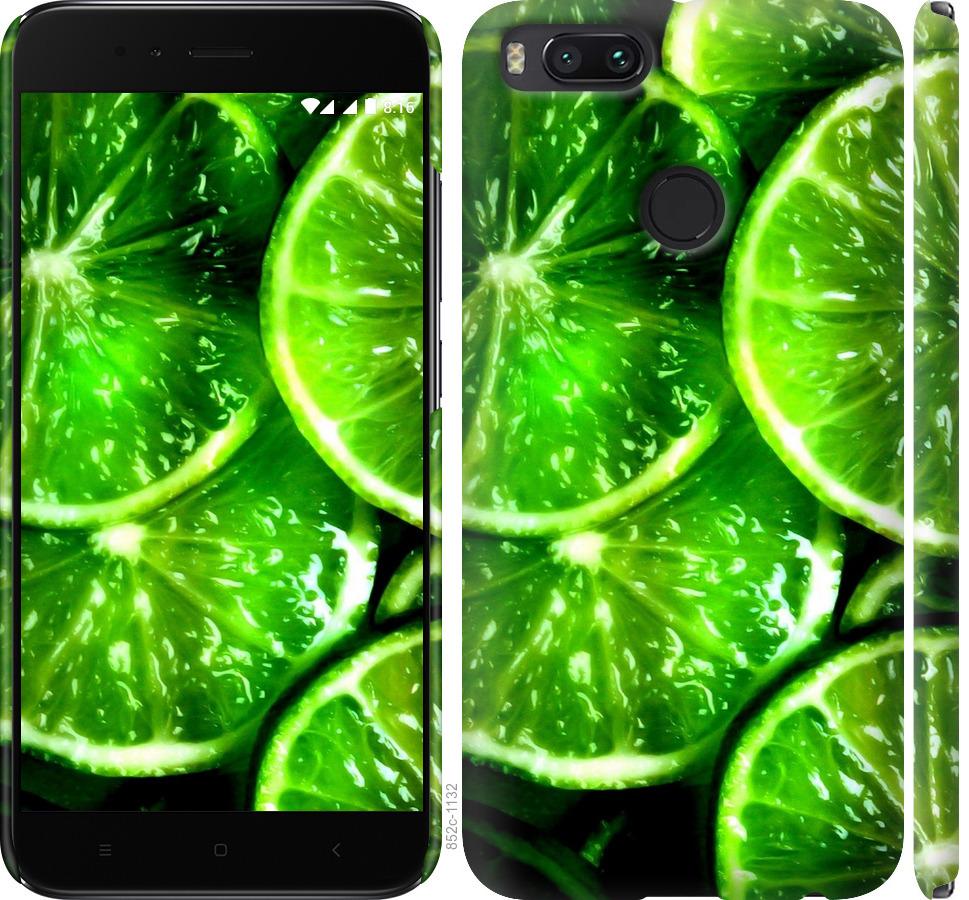 Чехол на Xiaomi Mi A1 Зелёные дольки лимона