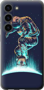 Чехол на Samsung Galaxy S23 Космонавт на скейтборде