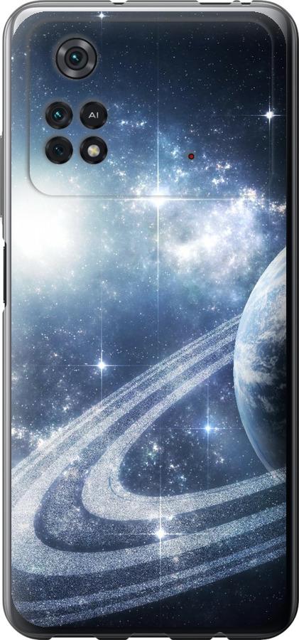 Чехол на Xiaomi Poco M4 Pro Кольца Сатурна