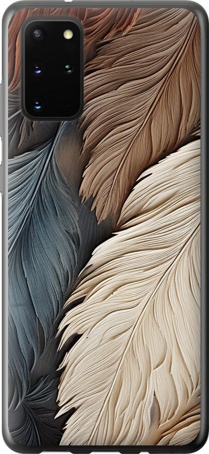 Чехол на Samsung Galaxy S20 Plus Листья в стиле бохо