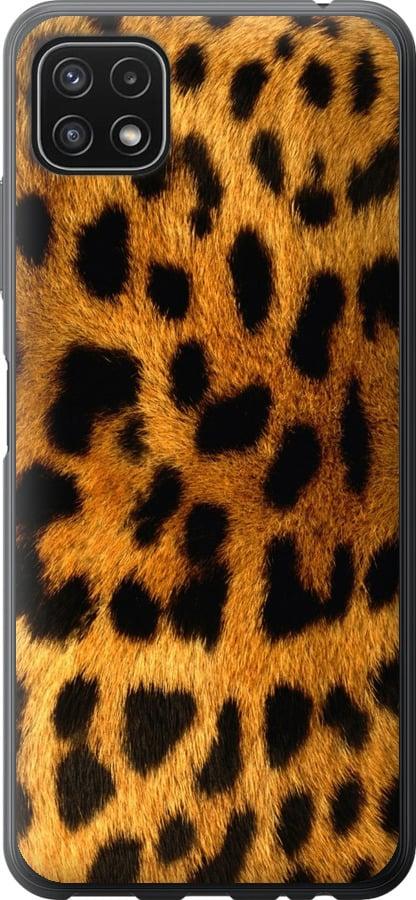 Чехол на Samsung Galaxy A22 5G A226B Шкура леопарда