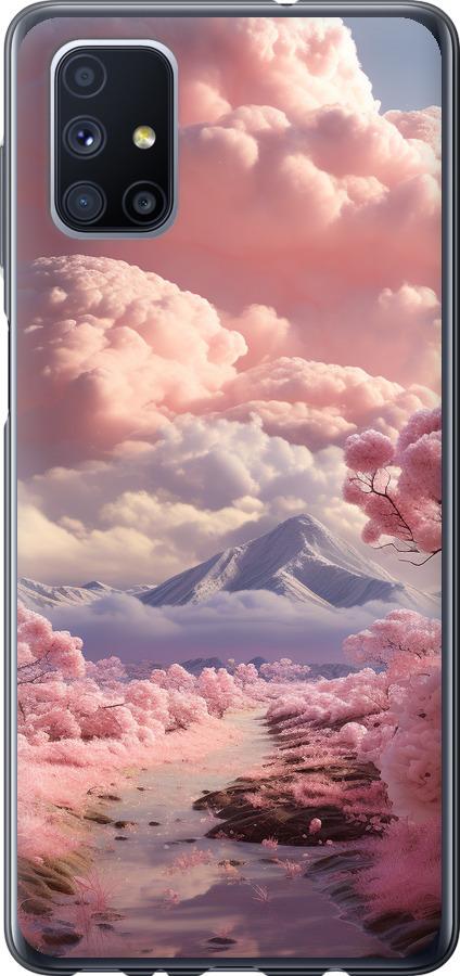 Чехол на Samsung Galaxy M51 M515F Розовые облака