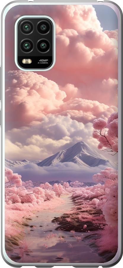 Чехол на Xiaomi Mi 10 Lite Розовые облака