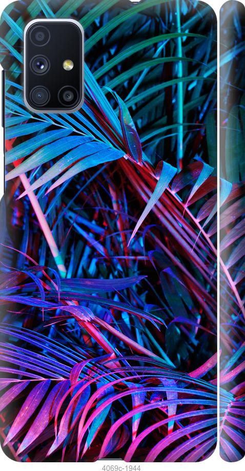 Чехол на Samsung Galaxy M51 M515F Папоротник под ультрафиолетом