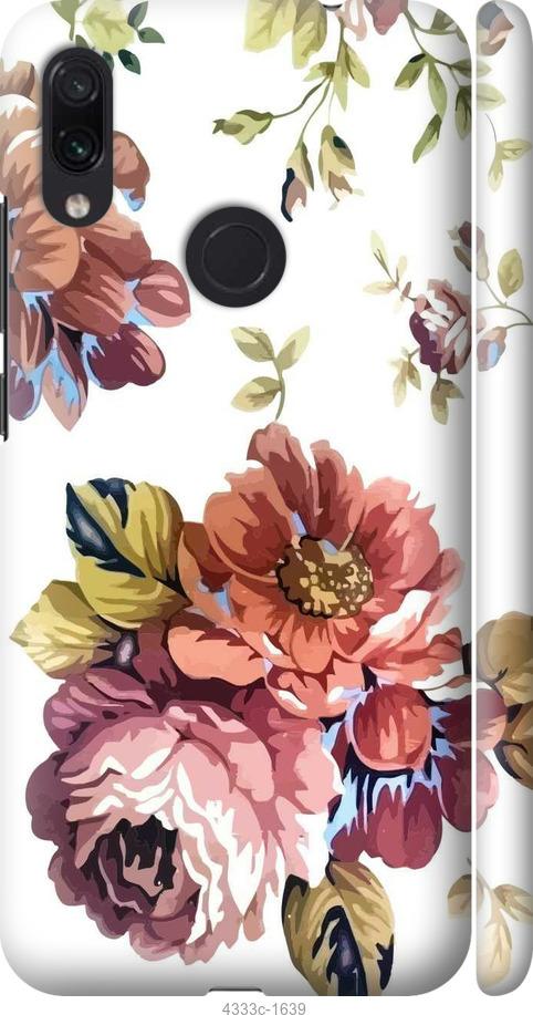 Чехол на Xiaomi Redmi Note 7 Vintage flowers