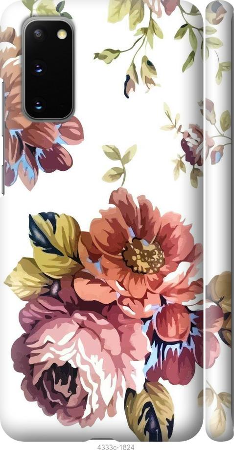 Чехол на Samsung Galaxy S20 Vintage flowers