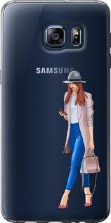 Чехол на Samsung Galaxy S6 Edge Plus G928 Девушка 1