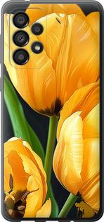 Чехол на Samsung Galaxy A33 5G A336B Желтые тюльпаны