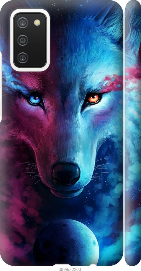 Чехол на Samsung Galaxy A02s A025F Арт-волк