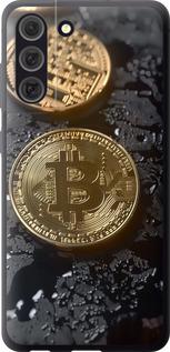 Чехол на Samsung Galaxy S21 FE Вулканический Bitcoin