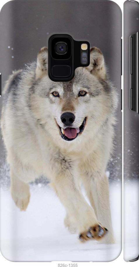 Чехол на Samsung Galaxy S9 Бегущий волк